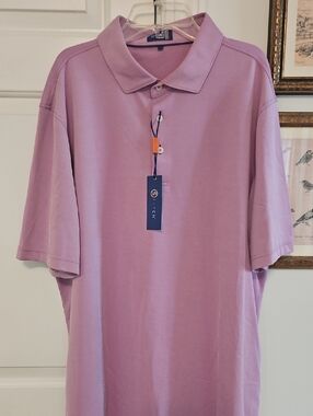 3 For $25 Stitch Men's Short-Sleeve Polo in Lavender Orchid